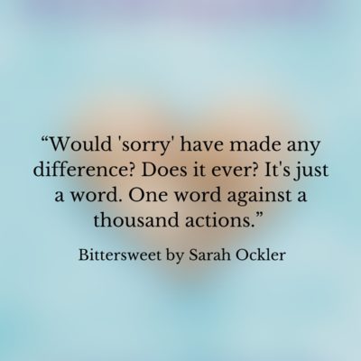 Book Review: Bittersweet by Sarah Ockler