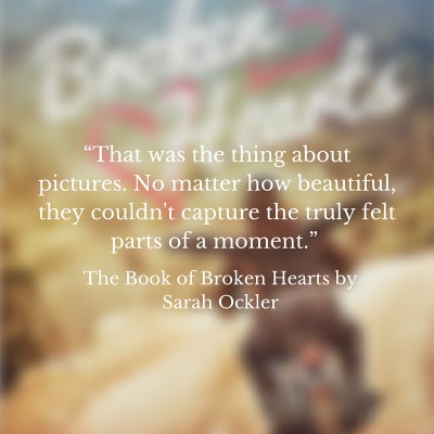 Book Review: The Book of Broken Hearts by Sarah Ockler