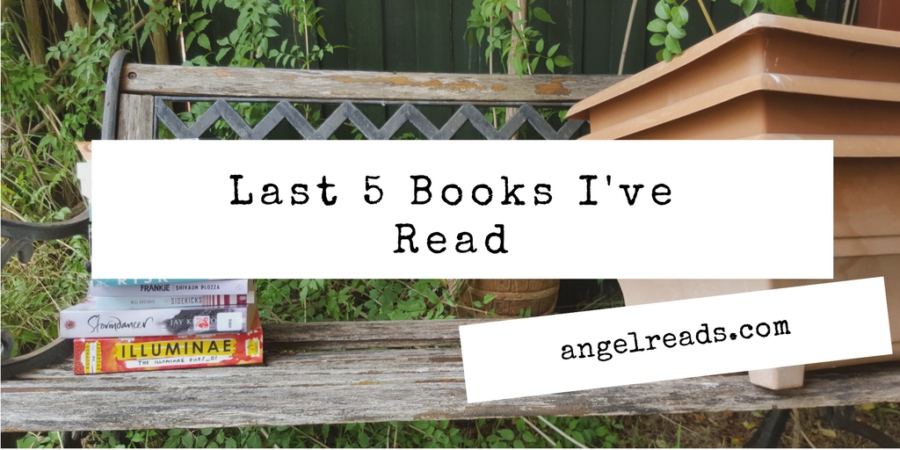 Last 5 Books I've Read Banner
