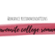 Romance Recs: Favourite College Romances