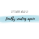 Finally Reading Again | September Wrap Up 2020