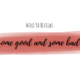 Some Good and Some Bad | Mini YA Reviews