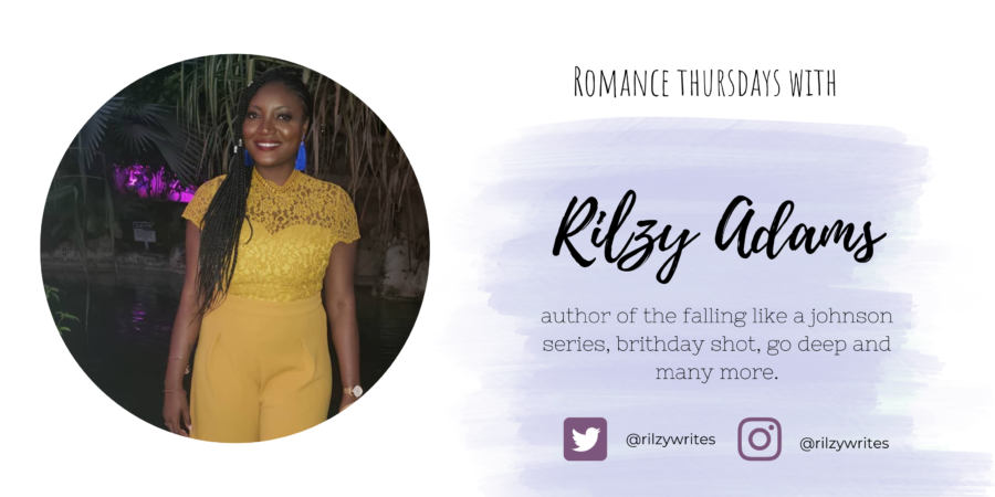 Author Interview: Rilzy Adams | Romance Thursdays