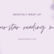 A 4-Star Reading Month | March Wrap Up